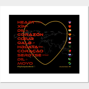 HEART: Say ¿Qué? Top Ten Spoken (World) Posters and Art